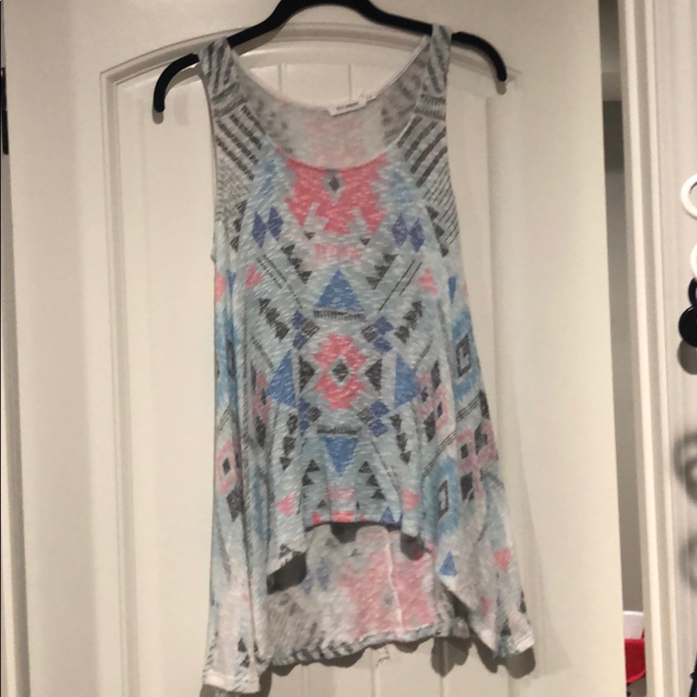 Aztec Print Tank Top